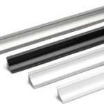 Thermoplast strip mini concave silver 494203 - Furniture accessories